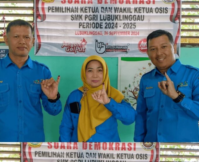 P5 "Suara Demokrasi" SMK PGRI Lubuklinggau, Ajang Pemilihan Ketua dan Wakil Ketua OSIS Periode 2024-2025