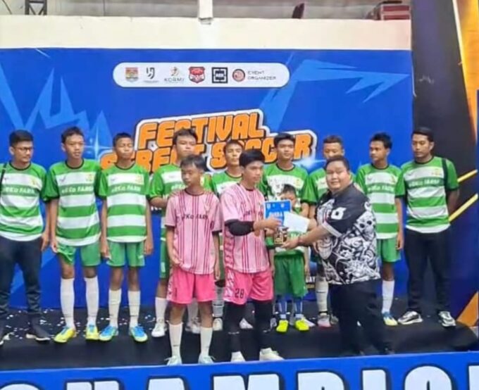 BRAMP FC SMK PGRI Lubuklinggau Raih Juara 3 Festival Street Soccer Piala Walikota Lubuklinggau 2025